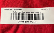 Load image into Gallery viewer, U.S. Polo Assn. Mens Red Cotton Short Sleeve Spread Collar Polo Shirt Size M