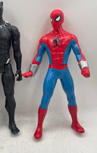 Load image into Gallery viewer, Marvel Hulk Spiderman Captain America Black Panther Action Figure Lot Of 4