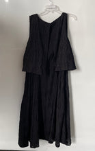 Load image into Gallery viewer, Black Label By Chico's Womens Black Back-Zip Layered Popover A-Line Dress Sz 18