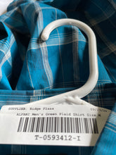 Load image into Gallery viewer, Alfani Mens Green Plaid Long Sleeve Button-Up Shirt Size Medium