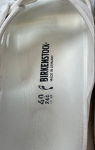 Load image into Gallery viewer, Birkenstock Unisex Arizona EVA White Double Strap Slide Sandals Size M 7 W 9