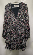Load image into Gallery viewer, Abercrombie & Fitch Womens Multicolor Floral Print Long Sleeve Mini Dress Sz LT