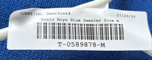 Load image into Gallery viewer, Sega Boys Blue Long Sleeve Sonic The Hedgehog Pullover Sweater Size Medium
