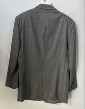 Load image into Gallery viewer, Malibu Mens Gray Long Sleeve Notch Lapel Collar Three-Button Blazer Size 54