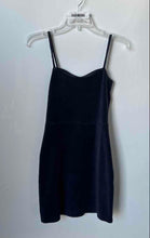 Load image into Gallery viewer, Forever 21 Womens Blue Velvet Spaghetti Strap Mini Dress Size Medium