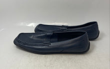 Load image into Gallery viewer, Kenneth Cole Reaction Mens Tallan Navy Blue Belt Loop Loafer Shoes Size 11.5 M