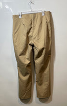 Load image into Gallery viewer, H&M Womens Brown Flat Front Side Zip Straight Leg Dress Pants Size 14