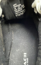 Load image into Gallery viewer, Coach Womens Francesca A5012 Black White Monogram Lace-Up Sneaker Shoes Sz 6.5 B