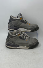 Load image into Gallery viewer, Nike Kids Jordan 3 Retro 398614-012 Gray Lace-Up Basketball Shoes Size 6Y
