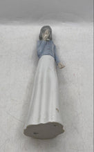 Load image into Gallery viewer, Girl Reading With A Book Porcelain Figurine Produced By Tengra Collectible