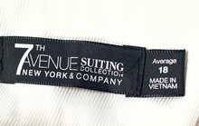Load image into Gallery viewer, 7th Avenue New York & Company Womens White Wide-Leg Dress Pants Size 18 Average