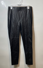Load image into Gallery viewer, Ann Taylor Womens Black Flat Front Skinny Leg Side Zip Ankle Leggings Size 8