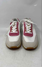 Load image into Gallery viewer, Lacoste Womens L-Spin 0922 4 White Pink Leather Lace-Up Sneakers Shoes Size 9