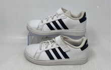 Load image into Gallery viewer, Adidas Kids Grand Court 2.0 GW6521 White Black Low Top Sneakers Shoes Size 13.5K