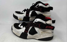 Load image into Gallery viewer, Nike Mens Air Raid White Black Red Lace-Up Mid Top Basketball Shoes Size 10
