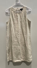 Load image into Gallery viewer, J.Crew Womens Beige Linen Sleeveless Round Neck Shift Dress Size SP