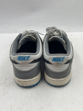 Load image into Gallery viewer, Nike Boys Dunk Low FB9109-001 Gray Black Light Blue Sneakers Shoes Size 7Y