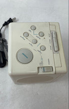 Load image into Gallery viewer, Lloyd's Model CR201 White FM And AM Clock Radio Cassette Player Untested