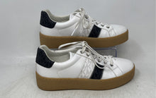 Load image into Gallery viewer, Michael Kors Womens White Brown Low Top Lace-Up Sneaker Shoes Size 7.5M