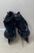 Load image into Gallery viewer, Softmax Kids Black Ratchet Buckle Beginners Downhill Ice-Skates Size 13Y