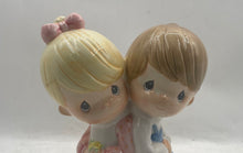 Load image into Gallery viewer, Precious Moments A Penny For Your Thoughts Multicolor Porcelain Piggy Bank