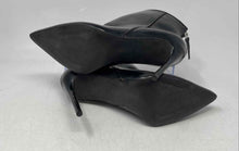 Load image into Gallery viewer, Steve Madden Womens Black Leather Pointed Toe Stiletto Heel Ankle Bootie Size 6M
