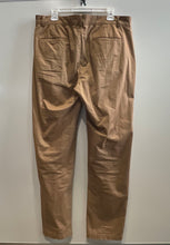 Load image into Gallery viewer, Saks Fifth Avenue Mens Brown Flat Front Pockets Straight Leg Chino Pants Size 34