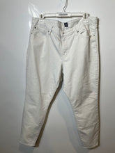 Load image into Gallery viewer, Gap Womens White Denim 5-Pocket Design Stretch Legging Skinny Jeans Size 32
