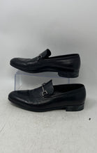 Load image into Gallery viewer, Barioni Mens Black Leather Slip-On Round Toe Formal Loafer Shoes Size 8 M