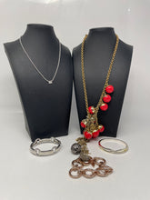 Load image into Gallery viewer, J.Crew, Express, Guess Women's Multicolored Necklaces-Bracelets (7 Pcs)