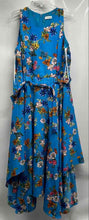 Load image into Gallery viewer, Calvin Klein Womens Multicolor Floral Sleeveless Midi Fit & Flare Dress No Size