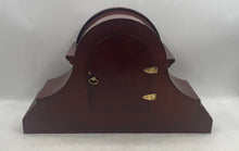 Load image into Gallery viewer, Hermle Model No. C22915-N9Q Barrister Style Brown Wooden Mantle Clock Not Tested
