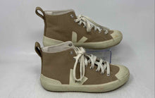 Load image into Gallery viewer, Veja Womens Beige Round Toe Lace-Up High-Top Sneakers Shoes Size 6