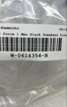 Load image into Gallery viewer, Nike Womens Air Force 1 Mid 07 Black Leather Lace-Up Sneaker Shoes Size 9