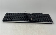 Load image into Gallery viewer, Dell Black Portable USB Wired Desktop English Keyboard Model KB813t