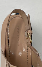 Load image into Gallery viewer, Authentic Tory Burch Womens Eleanor Beige Slingback Sandals Size 7.5M Damaged