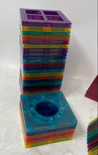 Load image into Gallery viewer, Coodoo Magnetic Building Tiles Multicolor Geometric Shapes Construction Toy