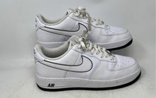 Load image into Gallery viewer, Nike Mens Air Force 1 '07 White Black Lace-Up Sneaker Shoes Size 13 No Insole