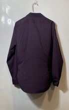 Load image into Gallery viewer, Express Mens Purple Extra Slim Long Sleeve Stretch Dress Shirt Size M 15-15.5