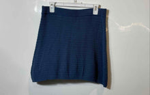 Load image into Gallery viewer, Zara Womens Blue Button Front Two Decorative Pockets Short Mini Skirt Size L