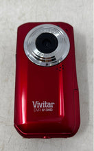Load image into Gallery viewer, Vivitar DVR 613HD Red Flip Screen Pocket-Sized Digital Camcorder Untested