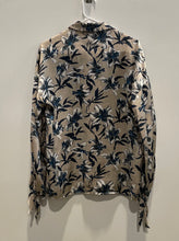 Load image into Gallery viewer, Zara Womens Multicolor Floral Long Sleeve Button Front Blouse Top Size Small