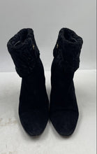 Load image into Gallery viewer, Authentic Salvatore Ferragamo Womens Black Ankle Boots Size 6.5 Damaged