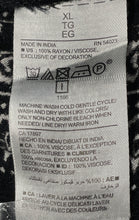 Load image into Gallery viewer, Old Navy Womens Black Printed Mid-Rise Soft Straight Leg Ankle Pants Size XL