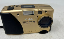 Load image into Gallery viewer, Kodak DC215 Zoom Gold Black Portable Compact Digital Camera Untested