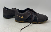 Load image into Gallery viewer, Nike Mens Zoom Trophy 483246-200 Gold Brown Low Top Leather Golf Shoes Size 9.5