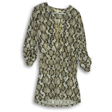 Load image into Gallery viewer, Michael Kors Womens Brown Animal Print Dress Size XS