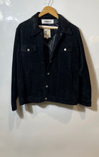 Load image into Gallery viewer, Misty Harbor Womens Black Long Sleeve Collared Button Front Jacket Size Large