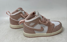 Load image into Gallery viewer, Nike Girls Air Jordan 1 Mid SE FN7537-161 Pink White Sneaker Shoes Size 8C