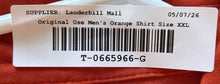 Load image into Gallery viewer, Original Use Mens Orange Short Sleeve Spread Collar Button-Up Shirt Size XXL